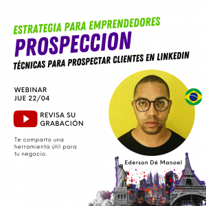 Técnicas avanzadas para prospectar clientes en LinkedIn / Revisa el video en "ver más" o abajo