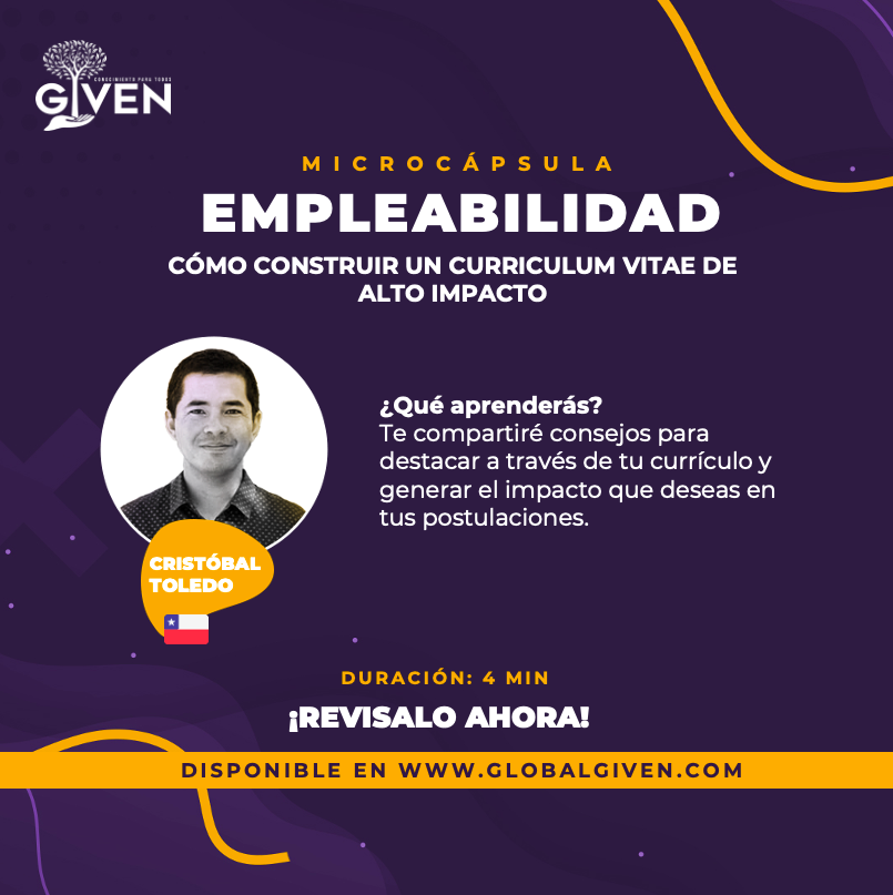 Cristobal Toledo comparte su conocimiento contigo...